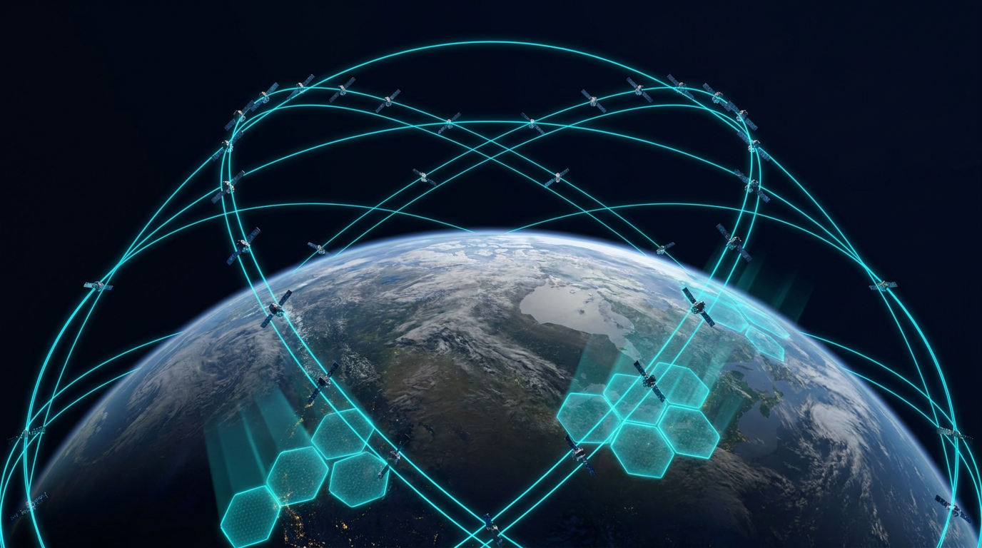 Dense satellite constellation in low Earth orbit